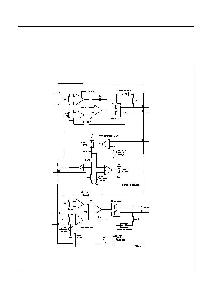 Схема усилителя tda1518bq