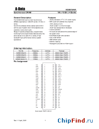 Datasheet ADS6616A4A-5 manufacturer A-Data