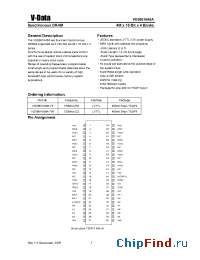 Datasheet VDS8616A8A-75A manufacturer A-Data