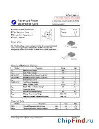 Datasheet AP01L60J manufacturer A-Power