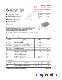 Datasheet AP04N70BF-A manufacturer A-Power