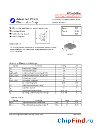 Datasheet AP0903GMA manufacturer A-Power