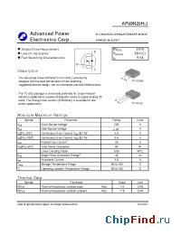Datasheet AP09N20H manufacturer A-Power