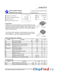 Datasheet AP09N70R manufacturer A-Power
