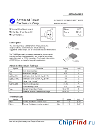 Datasheet AP20P02J manufacturer A-Power