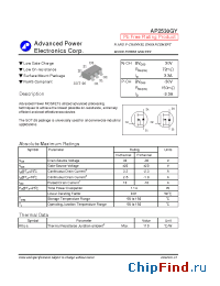 Datasheet AP2530GY manufacturer A-Power