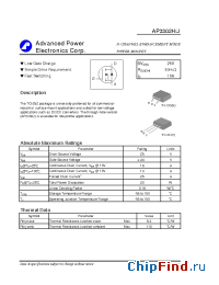 Datasheet AP3302H manufacturer A-Power