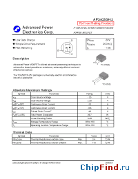 Datasheet AP3403GJ manufacturer A-Power