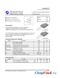 Datasheet AP4407F manufacturer A-Power