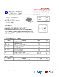 Datasheet AP4409GEM manufacturer A-Power