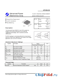 Datasheet AP4501M manufacturer A-Power