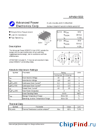 Datasheet AP4501SSD manufacturer A-Power