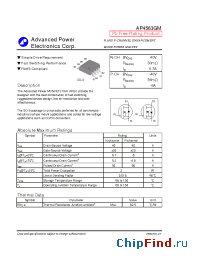 Datasheet AP4563GM manufacturer A-Power
