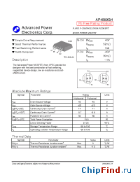 Datasheet AP4569GH manufacturer A-Power