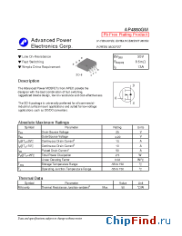 Datasheet AP4880GM manufacturer A-Power