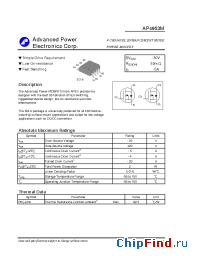 Datasheet AP4953M manufacturer A-Power