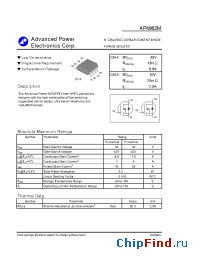 Datasheet AP6982M manufacturer A-Power