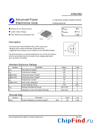 Datasheet AP9478M manufacturer A-Power