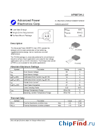 Datasheet AP9973H manufacturer A-Power