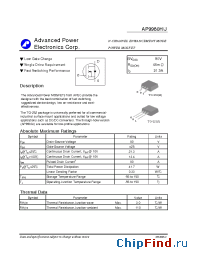 Datasheet AP9980J manufacturer A-Power