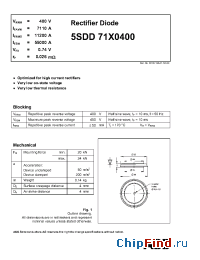 Datasheet 5SDD71X0400 manufacturer ABB