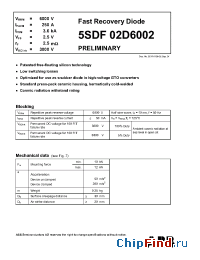 Datasheet 5SDF02D6002 manufacturer ABB