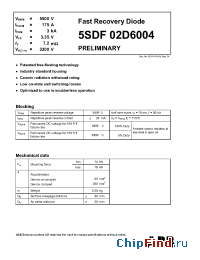 Datasheet 5SDF02D6004 manufacturer ABB
