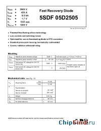 Datasheet 5SDF05D2505 manufacturer ABB