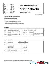 Datasheet 5SDF10H4502 manufacturer ABB