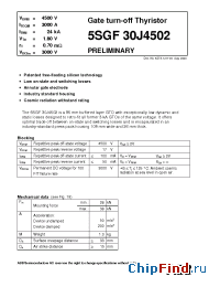 Datasheet 5SGF30J4502 manufacturer ABB