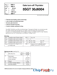 Datasheet 5SGT30J6004 manufacturer ABB