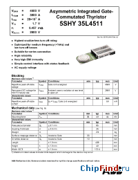 Datasheet 5SHY35L4511 manufacturer ABB