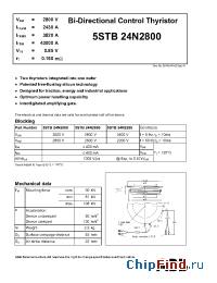 Datasheet 5STB24N2800 manufacturer ABB