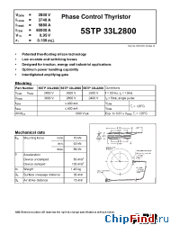 Datasheet 5STP33L2200 manufacturer ABB