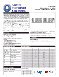 Datasheet AK5328192W-80 manufacturer Accutek