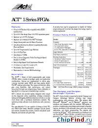 Datasheet A1020B-2M manufacturer Actel