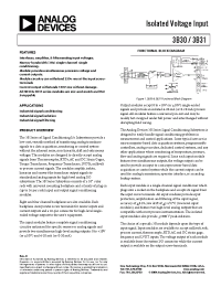Datasheet 3B30-01 manufacturer Analog Devices