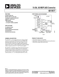 Datasheet AD10677BWS manufacturer Analog Devices