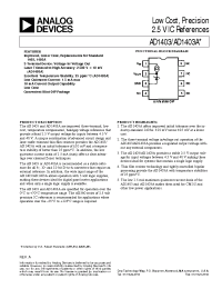 Datasheet AD1403 manufacturer Analog Devices