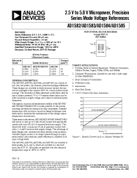 Datasheet AD1583ART-Reel manufacturer Analog Devices