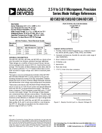 Datasheet AD1584BRT-R2 manufacturer Analog Devices
