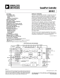 Datasheet AD1812 manufacturer Analog Devices