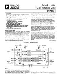 Datasheet AD1849KP производства Analog Devices
