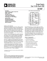 Datasheet AD1866 manufacturer Analog Devices