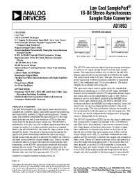 Datasheet AD1893JN производства Analog Devices