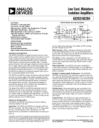 Datasheet AD202JY manufacturer Analog Devices