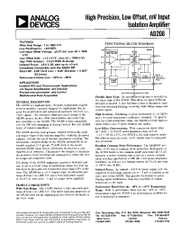 Datasheet AD208A manufacturer Analog Devices