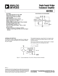 Datasheet AD22055 manufacturer Analog Devices