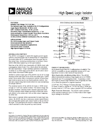 Datasheet AD261AND-0 manufacturer Analog Devices