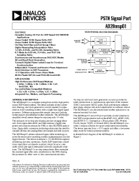 Datasheet AD28MSP01 manufacturer Analog Devices